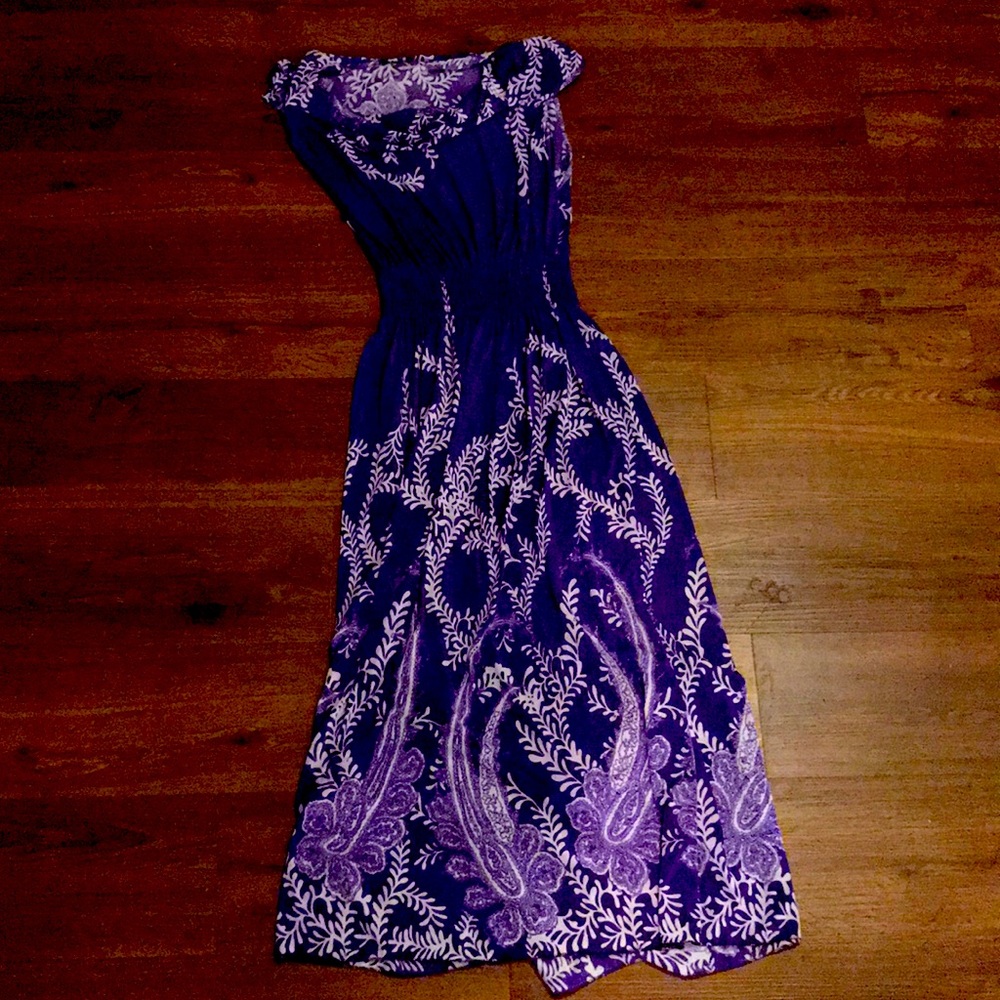 Purple Long Dress